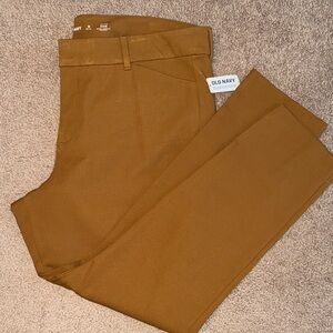 Old Navy Women's Tan Straight Leg Pants
